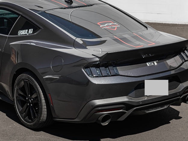 2024-UP FORD MUSTANG S650 | SMOKE TINTED REAR TAIL LIGHT TRIM BEZEL COVER